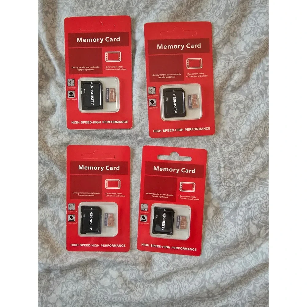 Alisinsen 1TB micro SD flash memory card with SD card adapter (4 Packs)